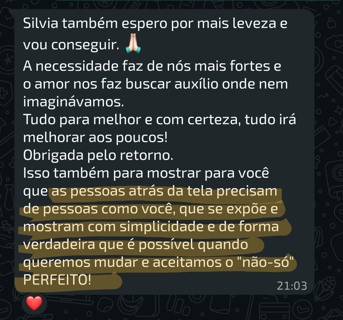 Depoimento Deise Kloss